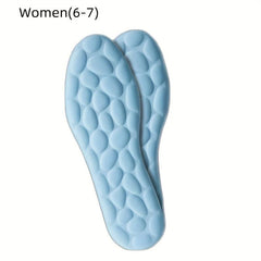 1pair 4D Shock Absorption Flexible Insole Memory Foam Insole Pad
