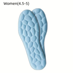 1pair 4D Shock Absorption Flexible Insole Memory Foam Insole Pad