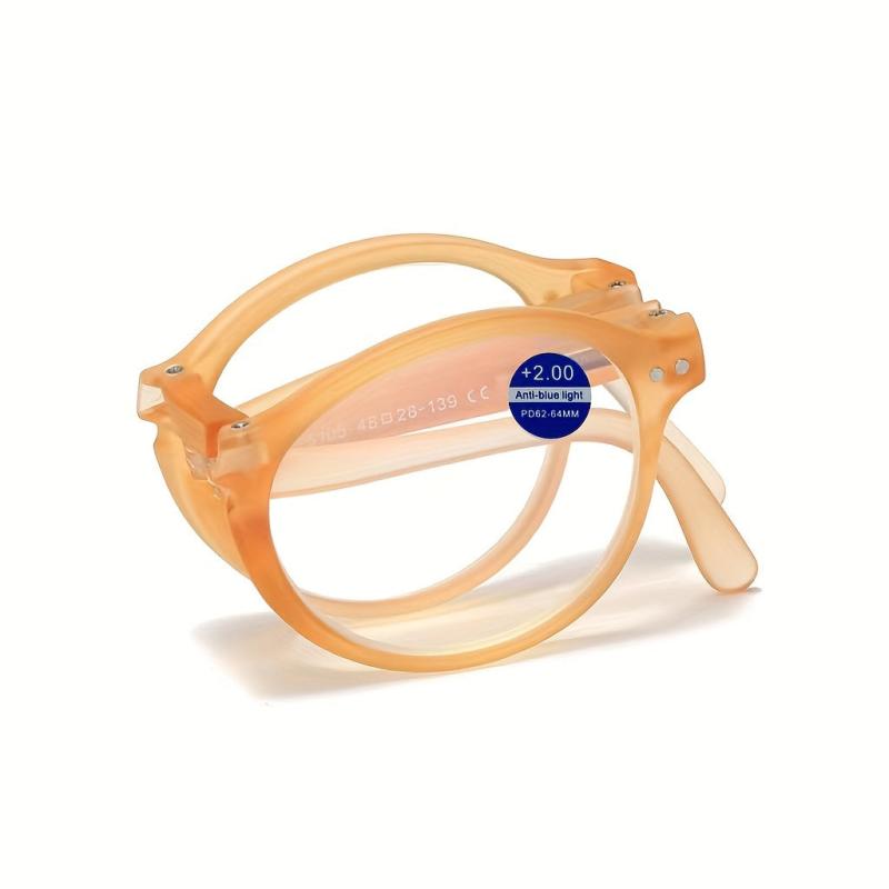 Folding Anti Light Reading Glasses Long-term Vision Glasses