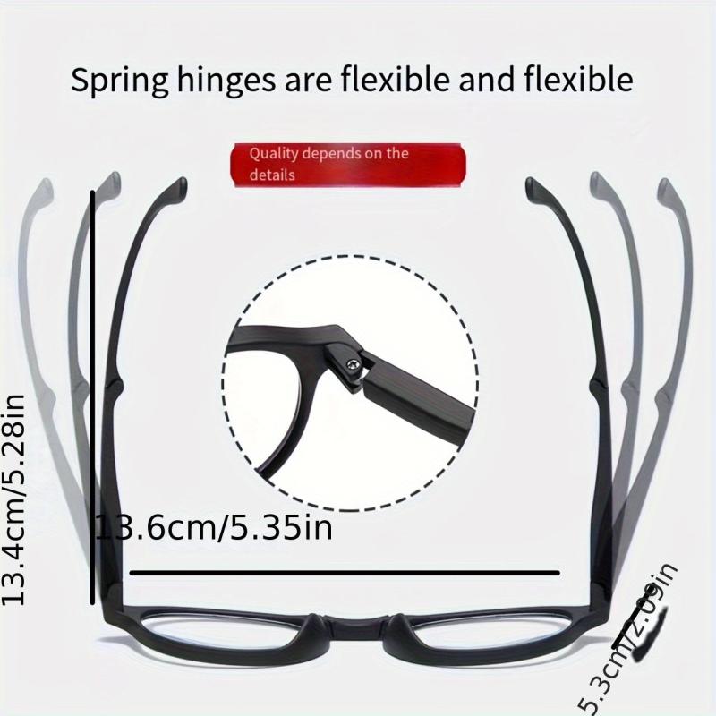 Folding Anti Light Reading Glasses Long-term Vision Glasses