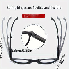 Folding Anti Light Reading Glasses Long-term Vision Glasses