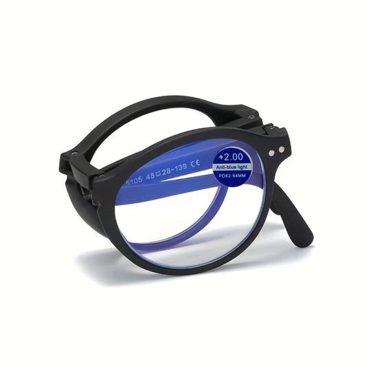 Folding Anti Light Reading Glasses Long-term Vision Glasses