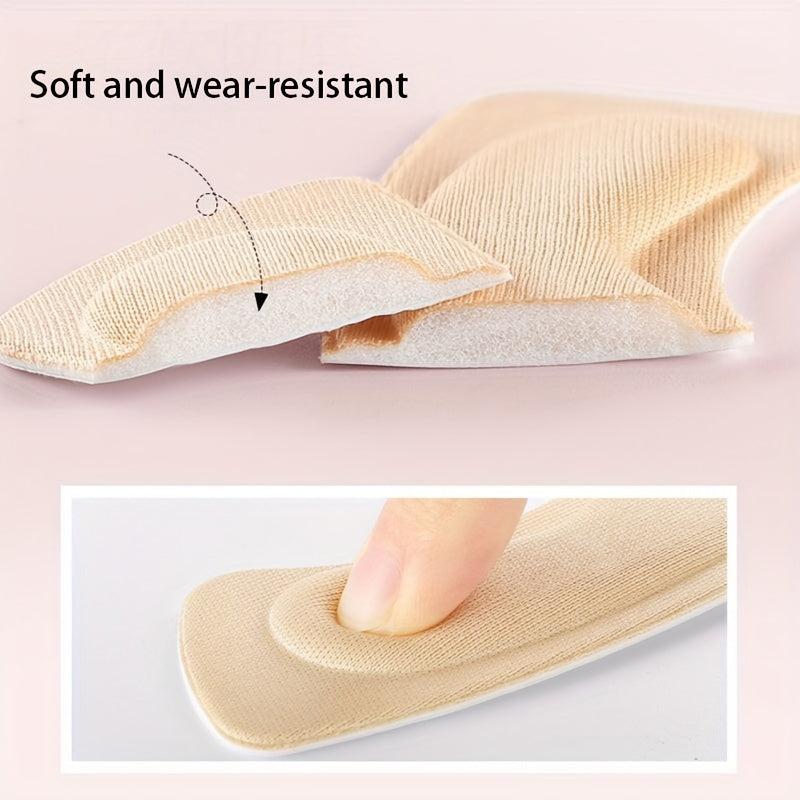 2pcs Thickened Heel Stickers Anti Slip Shoe Back Pads Women's Half Size Pad