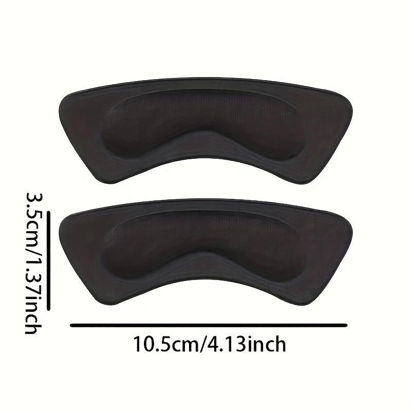 2pcs Thickened Heel Stickers Anti Slip Shoe Back Pads Women's Half Size Pad
