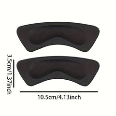 2pcs Thickened Heel Stickers Anti Slip Shoe Back Pads Women's Half Size Pad