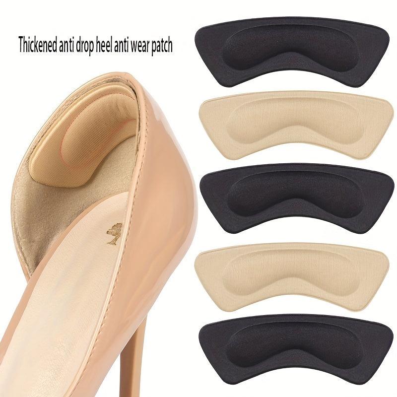 2pcs Thickened Heel Stickers Anti Slip Shoe Back Pads Women's Half Size Pad