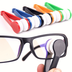5pcs Glasses Cleaning Brush Reusable Spectacles Cleaner Brush Plastic Tool