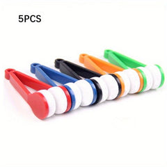 5pcs Glasses Cleaning Brush Reusable Spectacles Cleaner Brush Plastic Tool