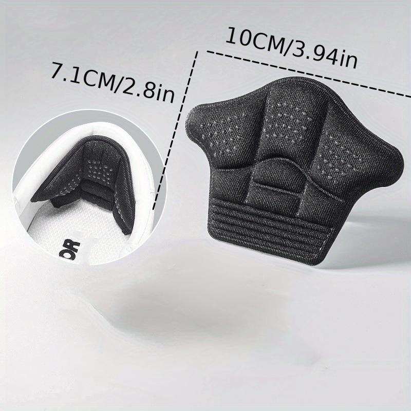 Heel Sticker Anti drop Foot Sports Insole Half Size Pad For Big Shoes