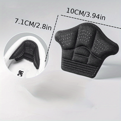 Heel Sticker Anti drop Foot Sports Insole Half Size Pad For Big Shoes