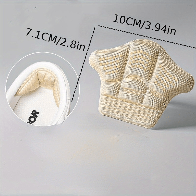 Heel Sticker Anti drop Foot Sports Insole Half Size Pad For Big Shoes