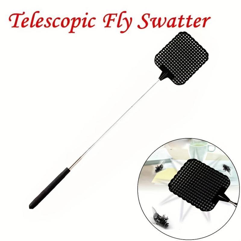 Creative Retractable Fly Swatter Long Handle Plastic Fly Swatter