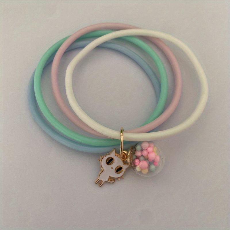 Silicone Mosquito Repellent Bracelet Cartoon Pendant for Outdoor Travel