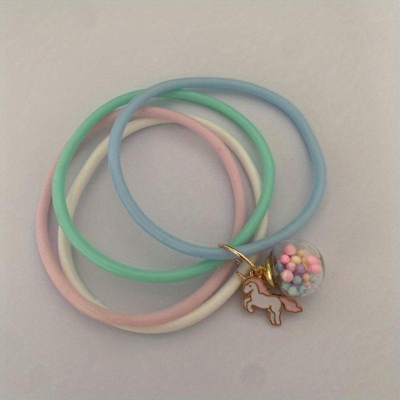 Silicone Mosquito Repellent Bracelet Cartoon Pendant for Outdoor Travel