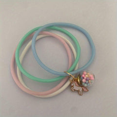 Silicone Mosquito Repellent Bracelet Cartoon Pendant for Outdoor Travel