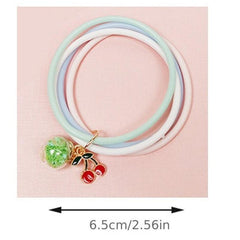 Silicone Mosquito Repellent Bracelet Cartoon Pendant for Outdoor Travel