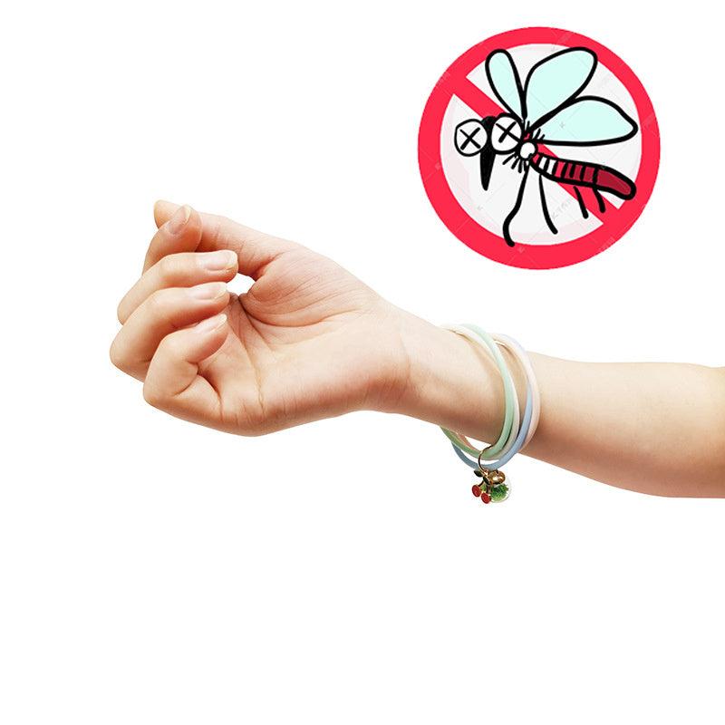 Silicone Mosquito Repellent Bracelet Cartoon Pendant for Outdoor Travel