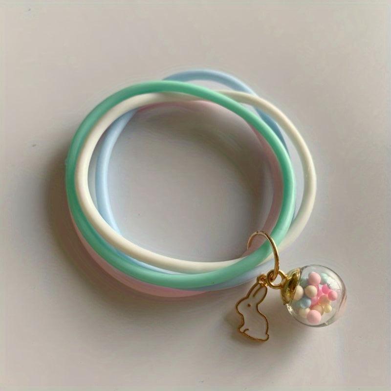 Silicone Mosquito Repellent Bracelet Cartoon Pendant for Outdoor Travel