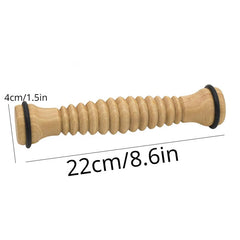 Wood Foot Massage Roller Plantar Fasciitis Relief Deep Tissue Massage Tool