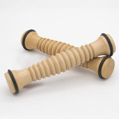 Wood Foot Massage Roller Plantar Fasciitis Relief Deep Tissue Massage Tool