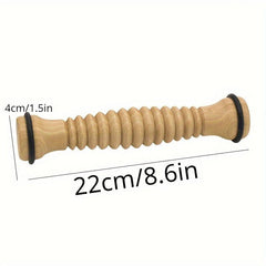 Wood Foot Massage Roller Plantar Fasciitis Relief Deep Tissue Massage Tool