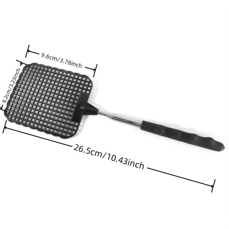 Telescopic Mini Fly Swatter Folding Rod Plastic Repellent