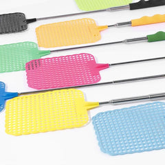 Telescopic Mini Fly Swatter Folding Rod Plastic Repellent