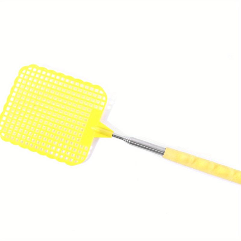 Telescopic Mini Fly Swatter Folding Rod Plastic Repellent