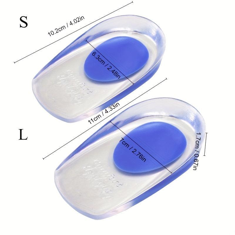 2Pcs Silicone Heel Cushion for Plantar Fasciitis Relief