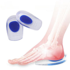 2Pcs Silicone Heel Cushion for Plantar Fasciitis Relief