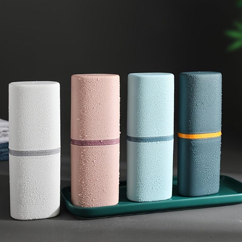 Portable Travel Toothbrush Holder Case Mouthwash Storage Box