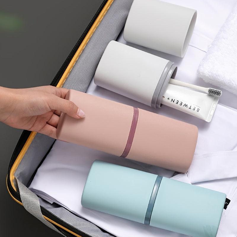Portable Travel Toothbrush Holder Case Mouthwash Storage Box