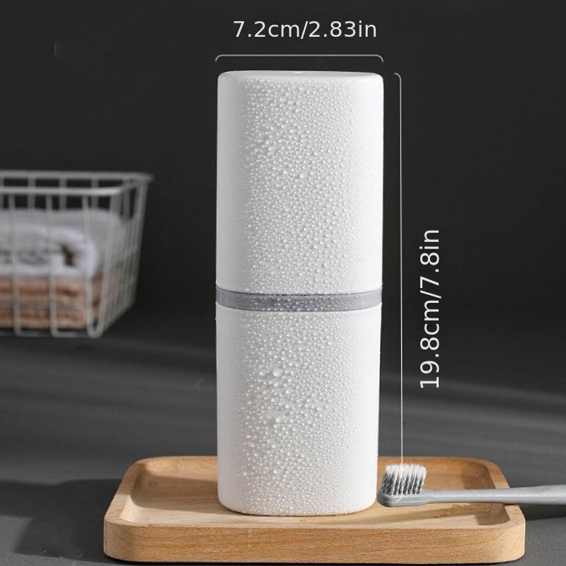 Portable Travel Toothbrush Holder Case Mouthwash Storage Box