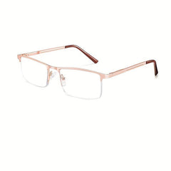 Light Blocking Reading Glasses for Men and Women - Metal Frame