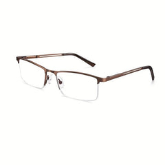 Light Blocking Reading Glasses for Men and Women - Metal Frame
