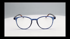 4Pack Round Frame Reader Glasses Light Blocking Spring Hinge Vintage Eyeglasses