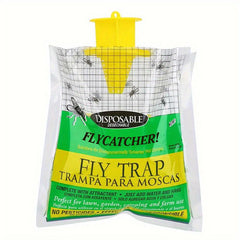 Disposable Hanging Fly Trap Outdoor Fly Catcher Hanging on Balcony