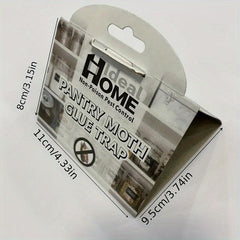 6pcs Pantry Moth Glue Trap Safe Non-Toxic Indoor Outdoor Insect Trap