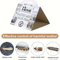6pcs Pantry Moth Glue Trap Safe Non-Toxic Indoor Outdoor Insect Trap