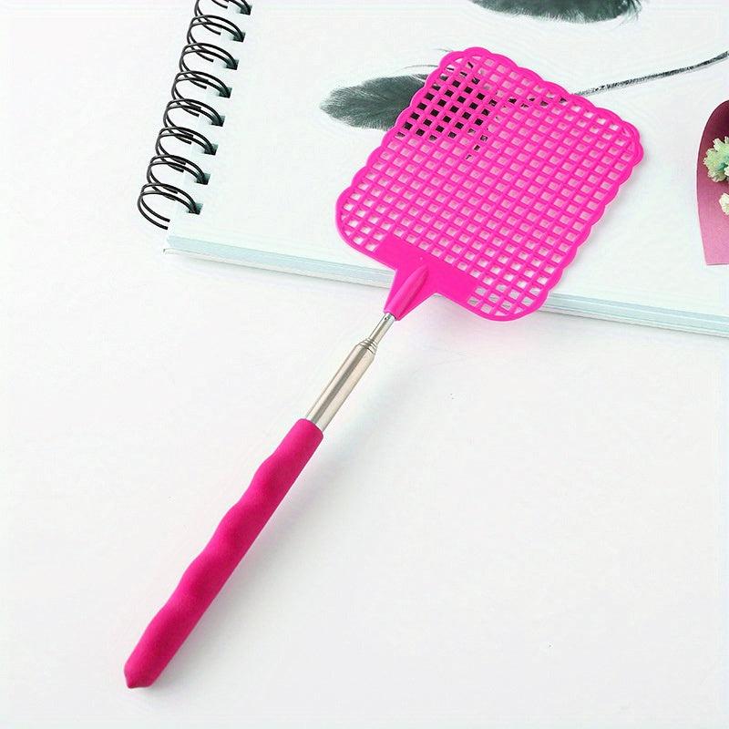 Retractable Plastic Fly Swatter Home Daily Use Fly Killer Artifact