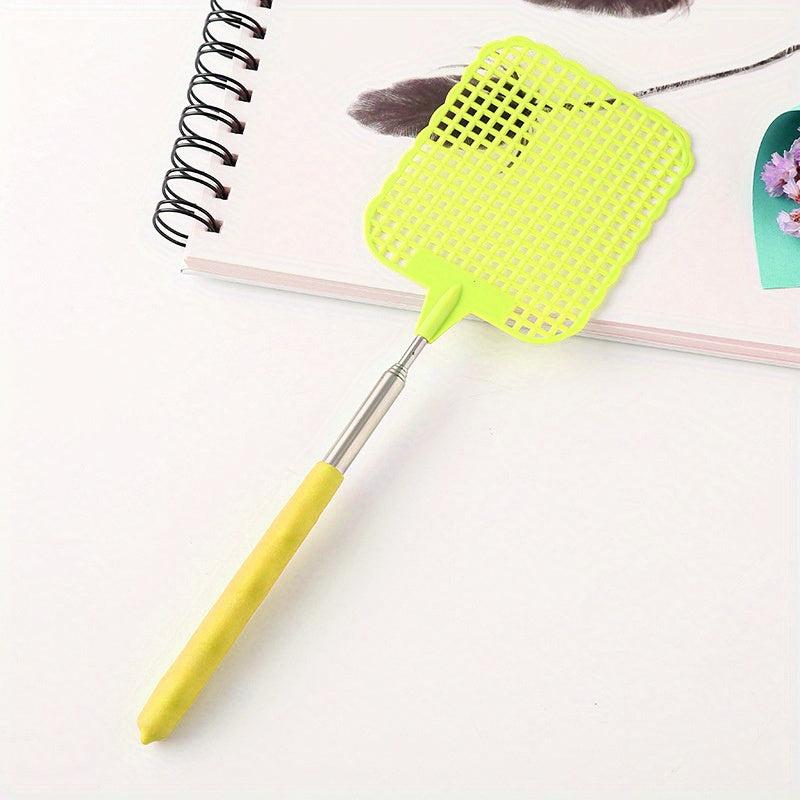 Retractable Plastic Fly Swatter Home Daily Use Fly Killer Artifact