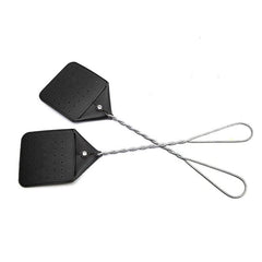 Sturdy Leather Fly Swatter Heavy Duty Fly Swatter Metal Handle