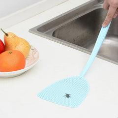 10pcs Durable Plastic Fly Swatter with Long Handle