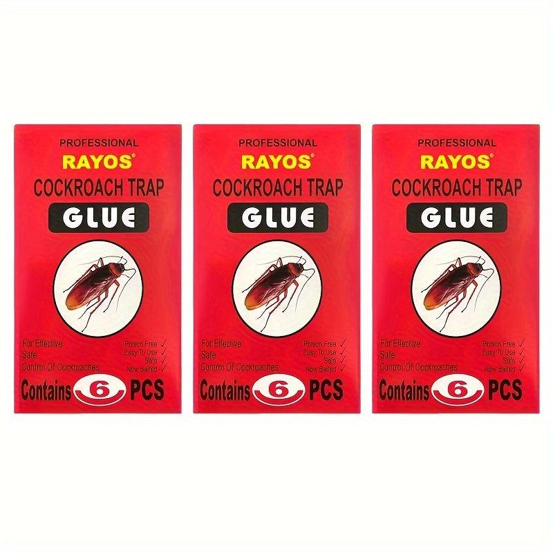 Cockroach Trap Glue Stickers - Powerful Insect Glue Traps for Home