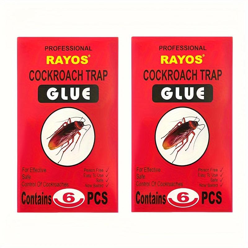 Cockroach Trap Glue Stickers - Powerful Insect Glue Traps for Home