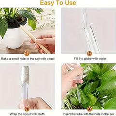 3pcs Bird Self Watering Stakes for Plants