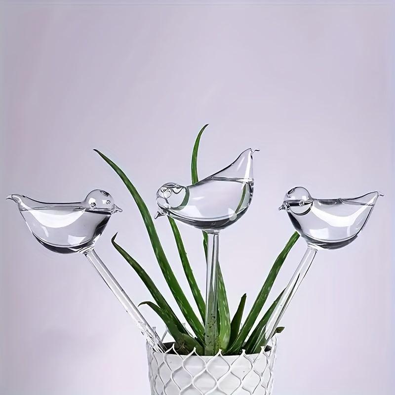 3pcs Bird Self Watering Stakes for Plants