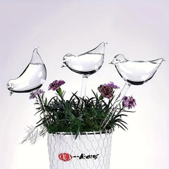 3pcs Bird Self Watering Stakes for Plants
