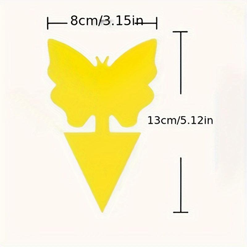 1pc Fruit Fly Gnat Yellow Sticky Bug Traps Indoor Outdoor Plant Pest Trap