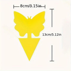 1pc Fruit Fly Gnat Yellow Sticky Bug Traps Indoor Outdoor Plant Pest Trap
